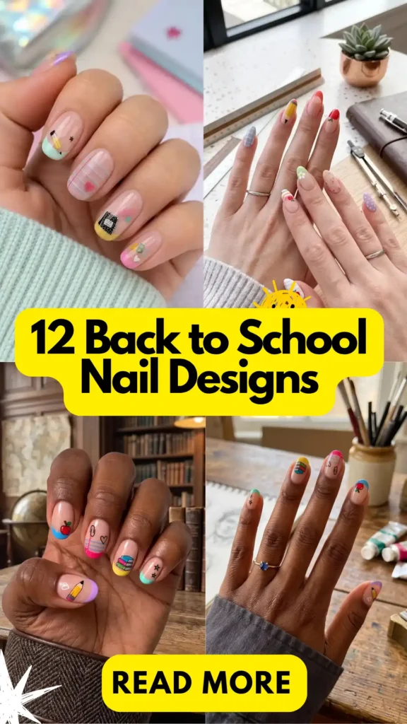 12 Back to School Nail Designs