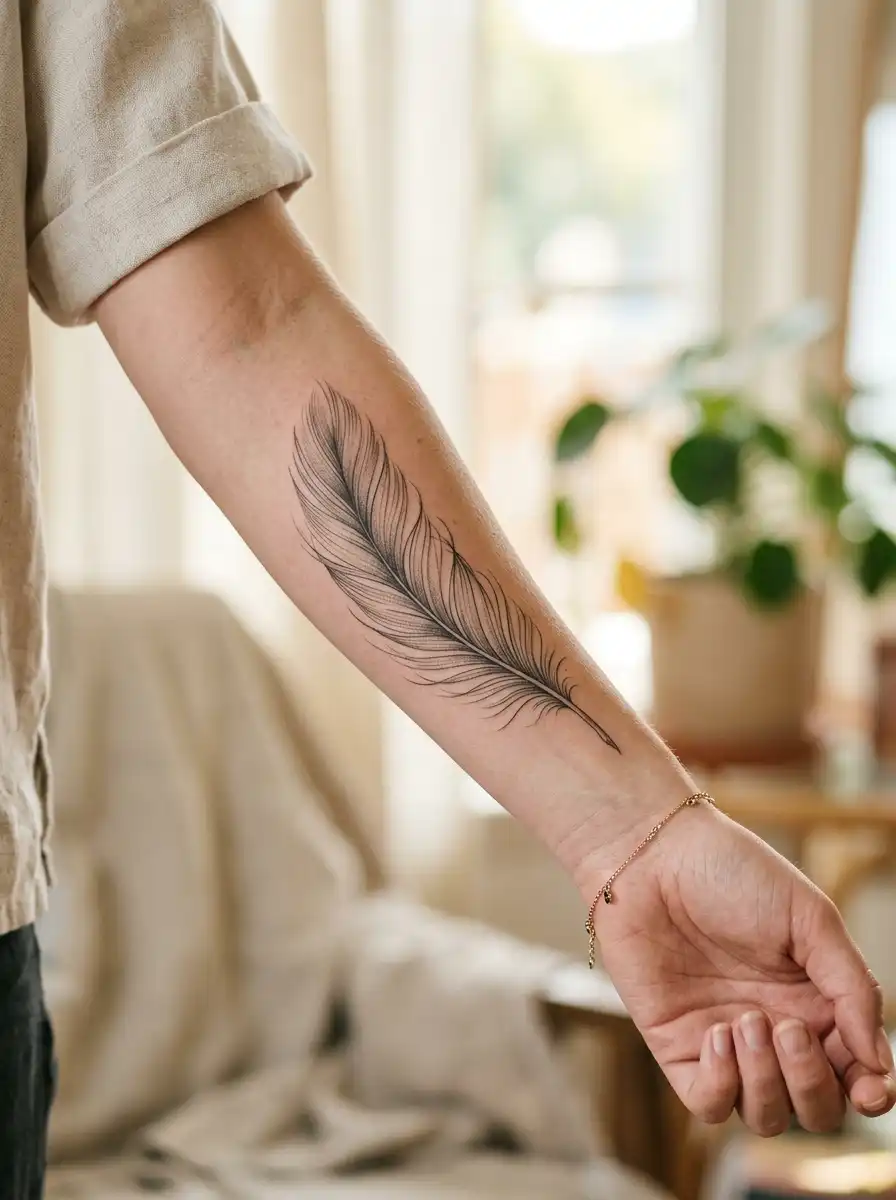 Broken chain tattoo around the wrist representing freedom from what once held you back