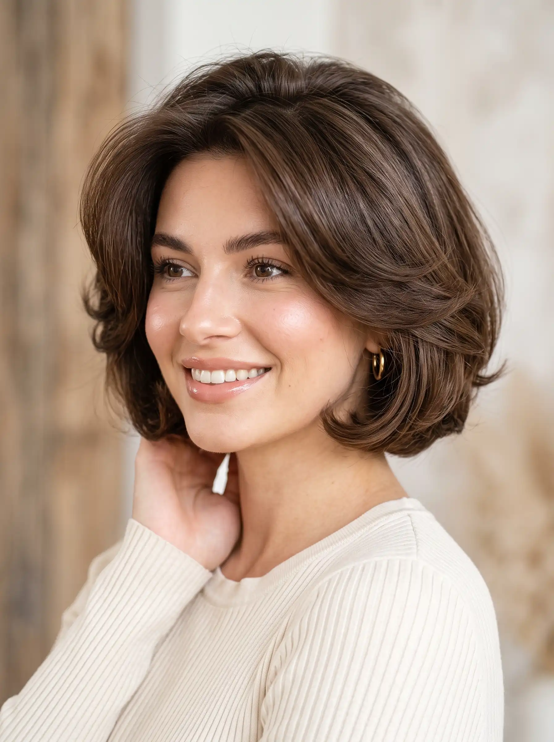 Fine or thin short hair