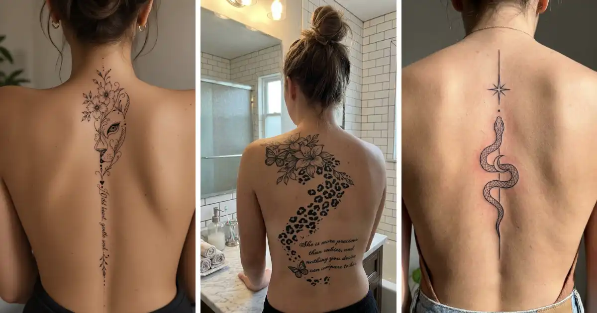spine tattoo ideas